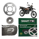Kit Relação Transmissão Yamaha Xtz 125cc Para 2002 A 2012