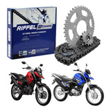 Kit Relação Transmissão Yamaha Xtz 150 Crosser Riffel Todas