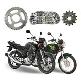 Kit Relação Transmissão Yamaha Ybr Factor 125 Retentor