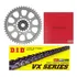 Kit Relação Vaz Aço 1045 Suzuki Bandit 650 0013 Did 525vx