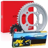 Kit Relação Xt660 Coroa pinhao Vaz Corrente Kmc C Retentor