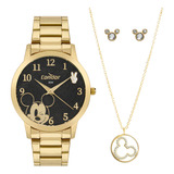 Kit Relogio Feminino Disney