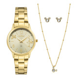 Kit Relogio Feminino Disney