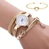 Kit Relogio Feminino Dourado Strass Pulseira Bracelete Love Cor Do Fundo Branco