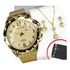 Kit Relógio Feminino Lindo Luxo Promoção Exclusiva Barato