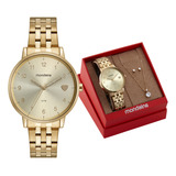 Kit Relogio Feminino Mondaine