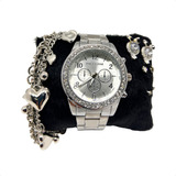 Kit Relogio Feminino Pulseira
