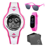 Kit Relogio Infantil Menina