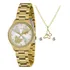 Kit Relogio Lince Feminino Lrgj145l Kn90 Borboleta Folheado Cor Da Correia Dourado Cor Do Bisel Dourado Cor Do Fundo Dourado
