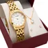 Kit Relógio Mondaine Feminino Com 32796lpmkde1k1
