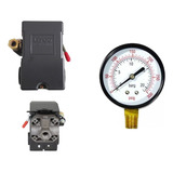 Kit Relogio Pressão Pressostato P compressor 175 Lbs 20 60