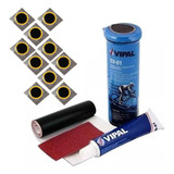 Kit Remendo Bike Pneu Camara De Ar 10 Reparos Estrela Vipal