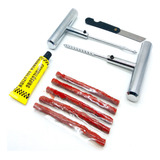 Kit Remendo Ferro Reparo Macarrão Pneu Carro Moto S Câmara 