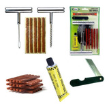 Kit Remendo Ferro Reparo Macarrao Refil Pneu P Carro Moto