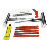 Kit Remendo Macarrão Reparo Pneu Carro Moto S Câmara Ferro