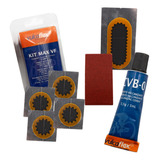 Kit Remendo Reparo Bike Pneu Câmara De Ar 5 Reparos Estrela