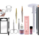 Kit Renna De Sobrancelha Iniciante Macrilan Pincel Lapis Paq