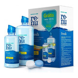 Kit Renu Fresh Solução Multiuso Para Lentes 355ml 120ml Bausch   Lomb 475 Ml