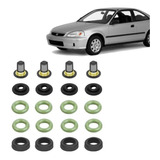 Kit Reparo 4x Bicos Injetor Honda Civic 1 7 2001 2002 2003