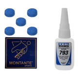 Kit Reparo 5 Solas Para Taco De Sinuca 1 Cola Tek Bond