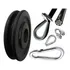 Kit Reparo Aparelho Academia Roldana Cabo Grampo Terminal