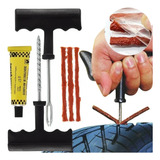 Kit Reparo Borracheiro Conserto Pneu Furado Macarrão Moto