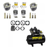 Kit Reparo Cabeçote Compressor Schulz 10 Pés Linha Pro