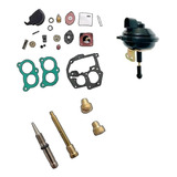 Kit Reparo Capsula E Giclagem Do Carburador 3e Opala 6cc