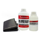 Kit Reparo Fibra De Carbono E Resina Epoxi 0 7m 