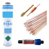 Kit Reparo Geladeira Filtro União Tapa Fuga Vareta R134 750g