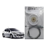Kit Reparo Maquina Vidro Eletrico Peugeot 207 4p Traseiro