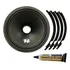 Kit Reparo Midbass Hurricane Mb 6k 350w 8 Ohms