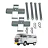 Kit Reparo Molas Pinos Travas Pastilha Freio Kombi Após 2006