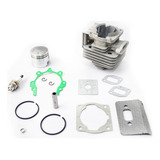 Kit Reparo Motor Pistão Cilindro Juntas Vela Roçadeira 44mm