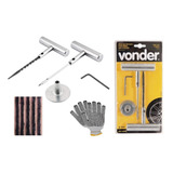 Kit Reparo Pneu Sem Câmara C 6 Peças Excelente Moto35