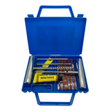 Kit Reparo Pneus Metal Macarrão Carro Moto Maleta C 12 Peças