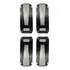 Kit Reparo Presilhas Fecho Pro Tork Para Bota Combat 4 Preto