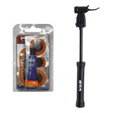 Kit Reparo Remendo A Frio Pneu Camara Bomba De Ar Bike Mtb