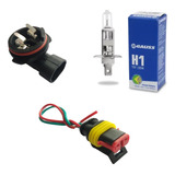 Kit Reparo Soquete + Plug + Lampada H1 Gm S10 2001 A 2011
