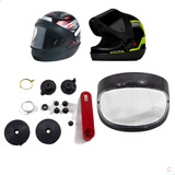 Kit Reparo Suporte Viseira Sanmarino Protork Viseira Cristal