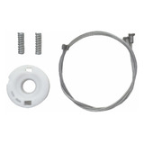 Kit Reparo Vidro Eletrico Renault Clio Traseiro Cabo Roldana
