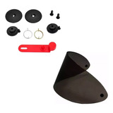 Kit Reparo + Viseira Fumé Para Capacete San Marino Taurus