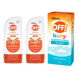 Kit Repelente Off Family Adulto 2x100ml Off Baby 1x117g