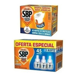 Kit Repelente Sbp Com 1 Aparelho E 4 Refis 45 Noites De 35ml