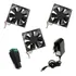 Kit Resfriamento Fonte 12v + Fan 80mm + Conector Fêmea P4