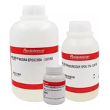 Kit Resina Epóxi 2004 Baixa Viscosidade 1kg pigmento Branco