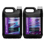 Kit Resina Epoxi Cristal Liquida Baixa Viscosidade 5 Kg