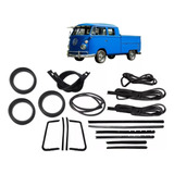 Kit Restauração Borracha Porta Vidro Kombi Pick Up Safari