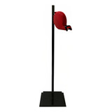 Kit Retire Sua Senha Pedestal De Chão   Dispensador Vermelho