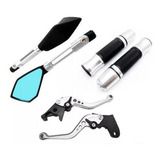 Kit Retrovisor Manete Manopla Cb300 Fazer Lander Twister Fan